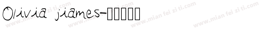 Olivia jiames字体转换